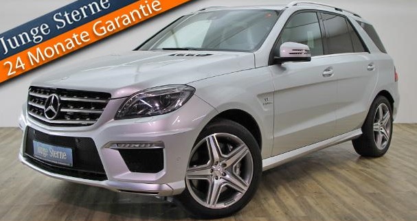 Left hand drive MERCEDES ML CLASS ML 63 AMG